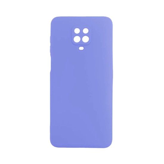 Capa de Silicone com Moldura de Câmera para Xiaomi Redmi Note 9S/Note 9 Pro Roxo